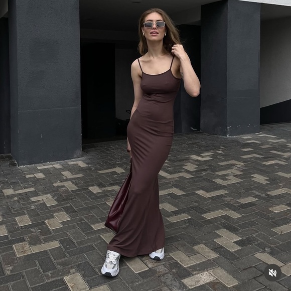 Zara Dresses & Skirts - Zara Skims Bodycon Dress Size S